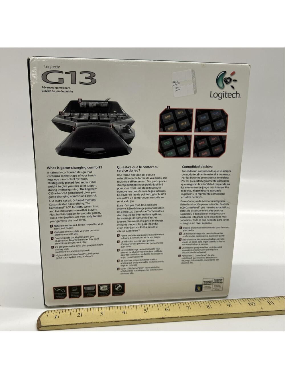 Logitech G13 Advanced Gameboard - NEW SEALED - Rare NOS - Windows SideShow - Picture 2 of 4